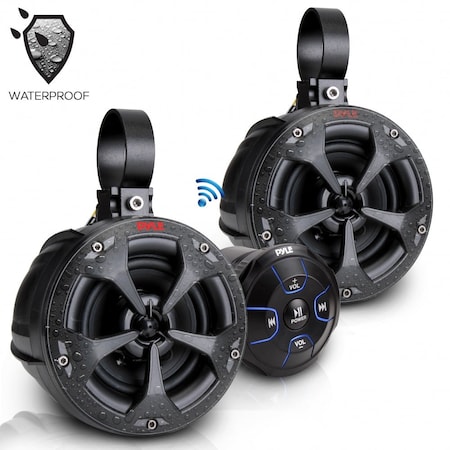 Pyle 4" Waterproof Rated Off-Road Speakers PLUTV46BTA